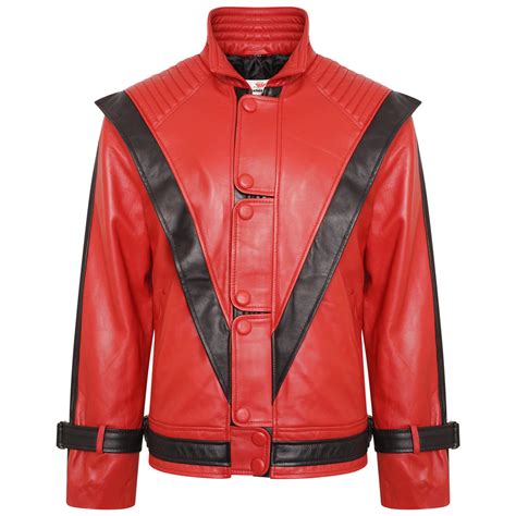 michael jackson thriller jacket replica red|michael jackson thriller costume adult.